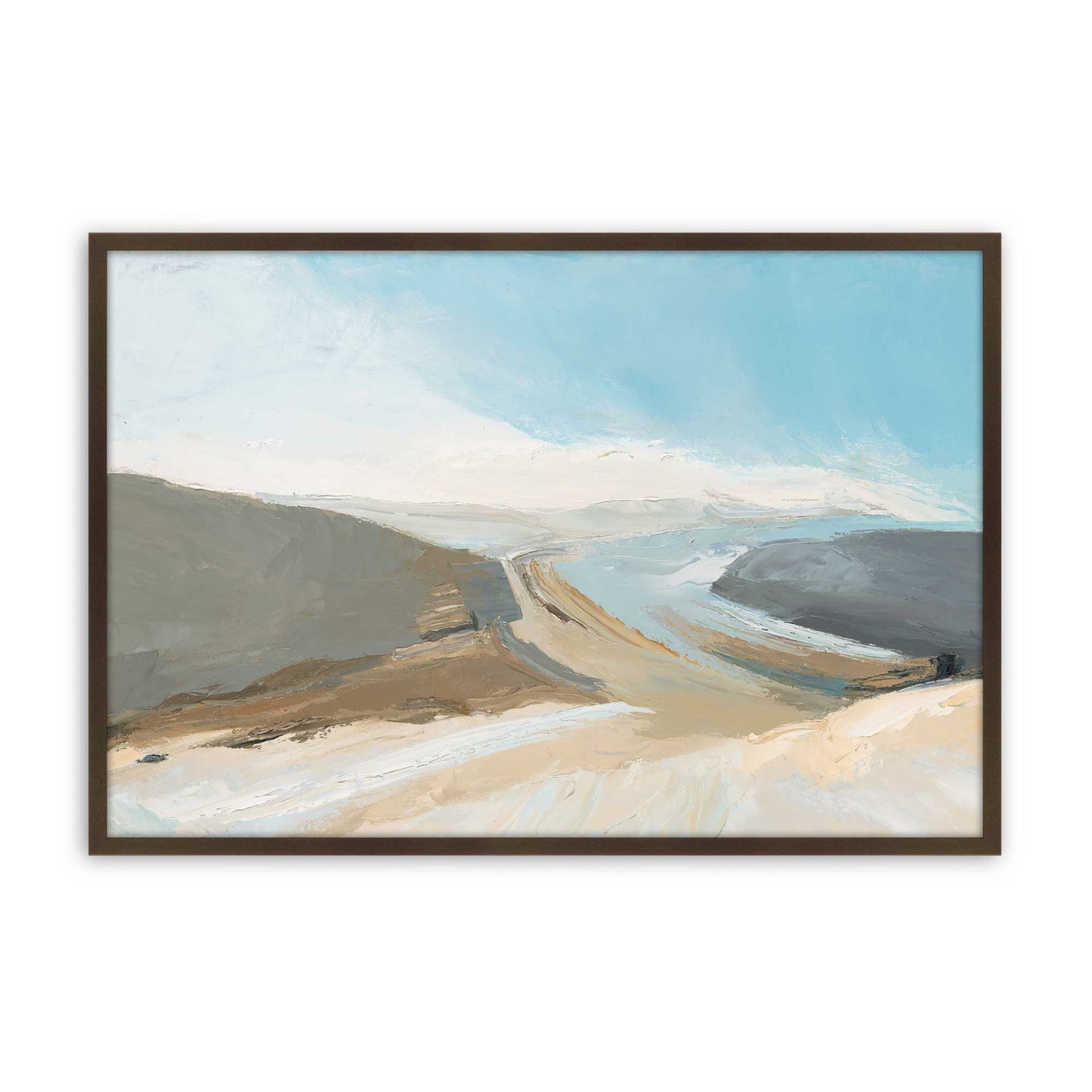 [Color:Belvinder Brown], Picture of art in a Belvinder Brown frame