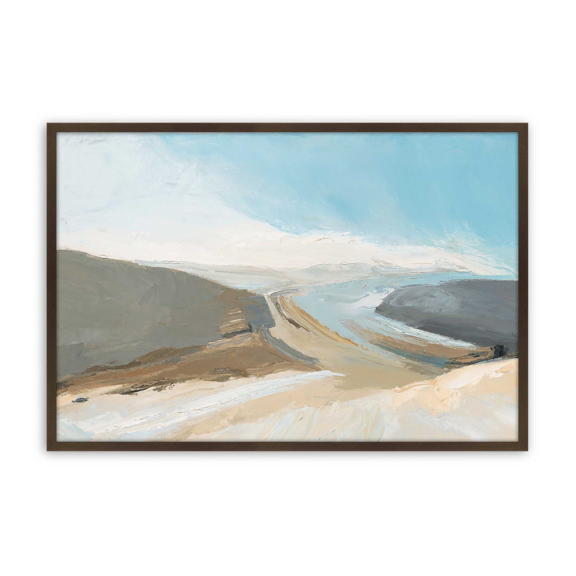 [Color:Brown], Picture of art in a Brown frame