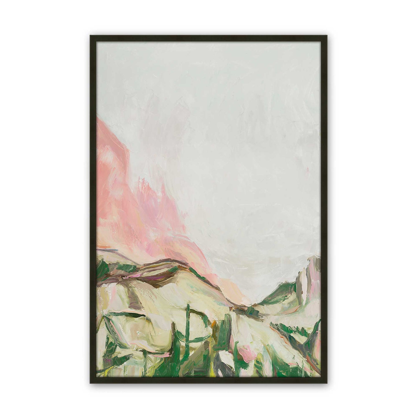 [Color:Satin Black], Picture of art in a Satin Black frame