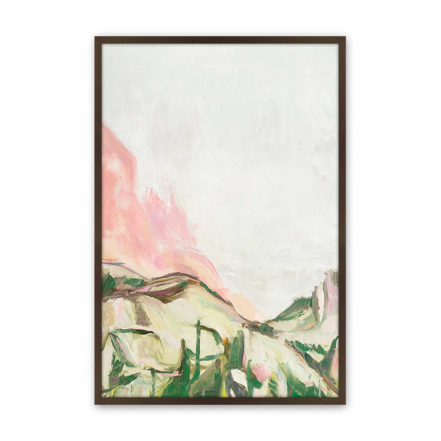 [Color:Brown], Picture of art in a Brown frame