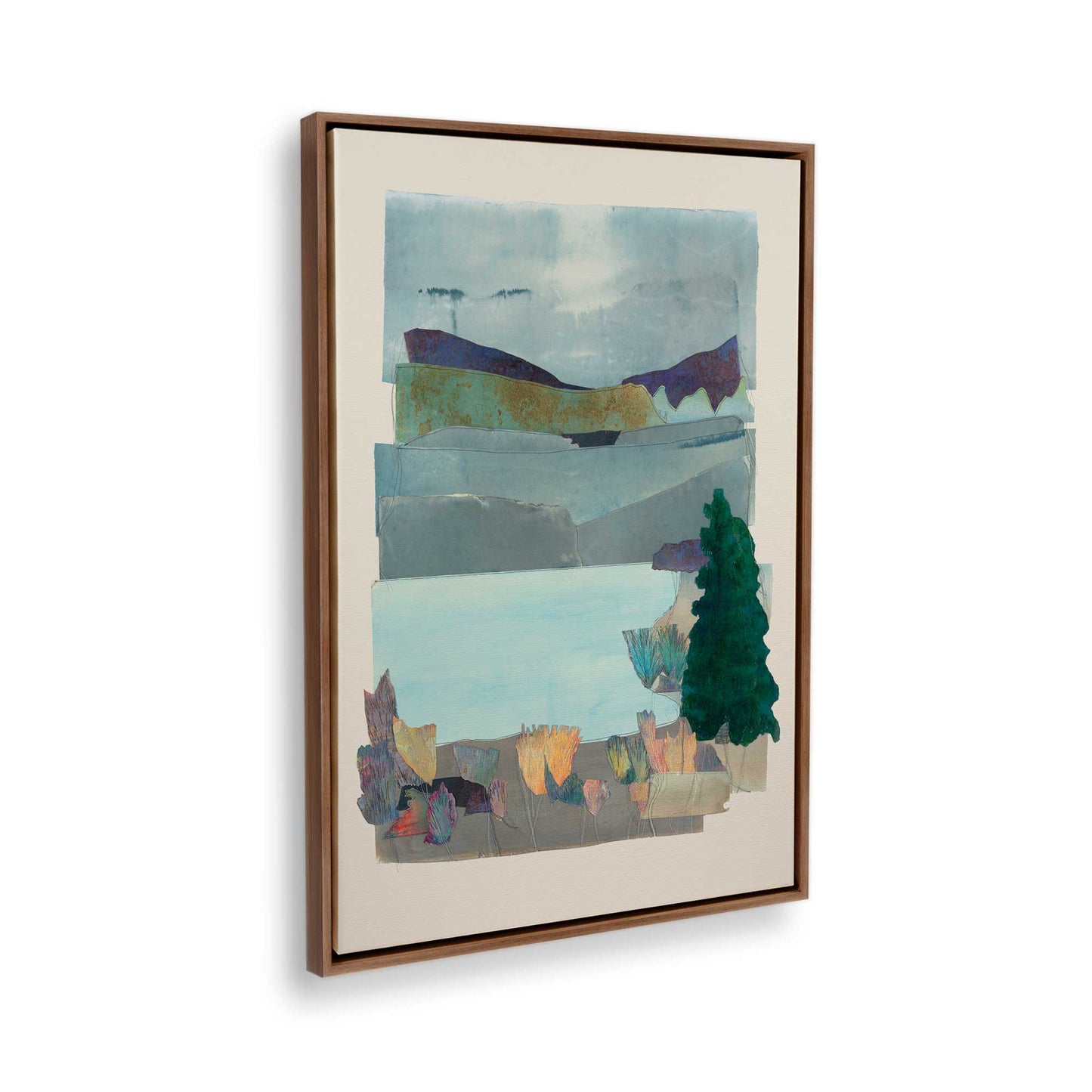 [Color:Walnut], Picture of the corner of the art