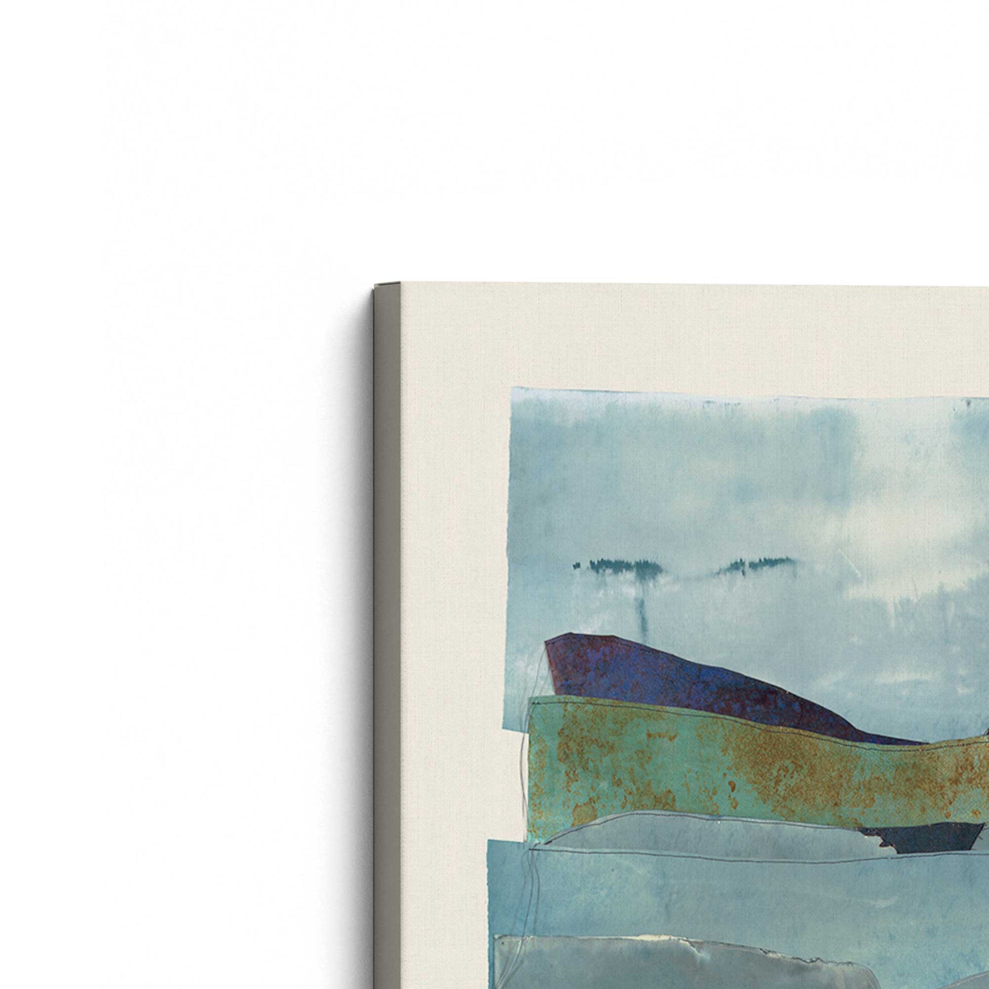 [Color:Stretched Canvas], Picture of the corner of the art