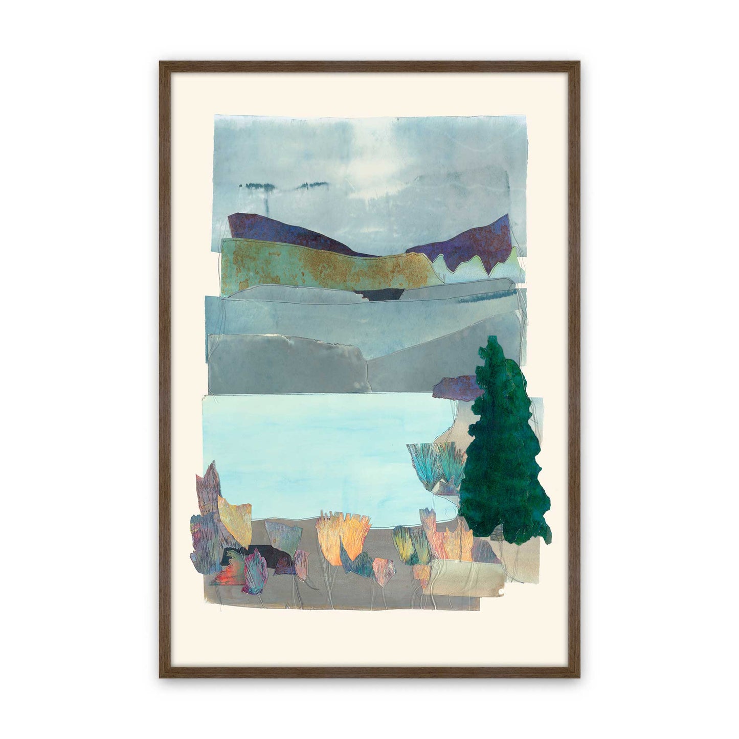 [Color:Walnut], Picture of art in a Walnut frame