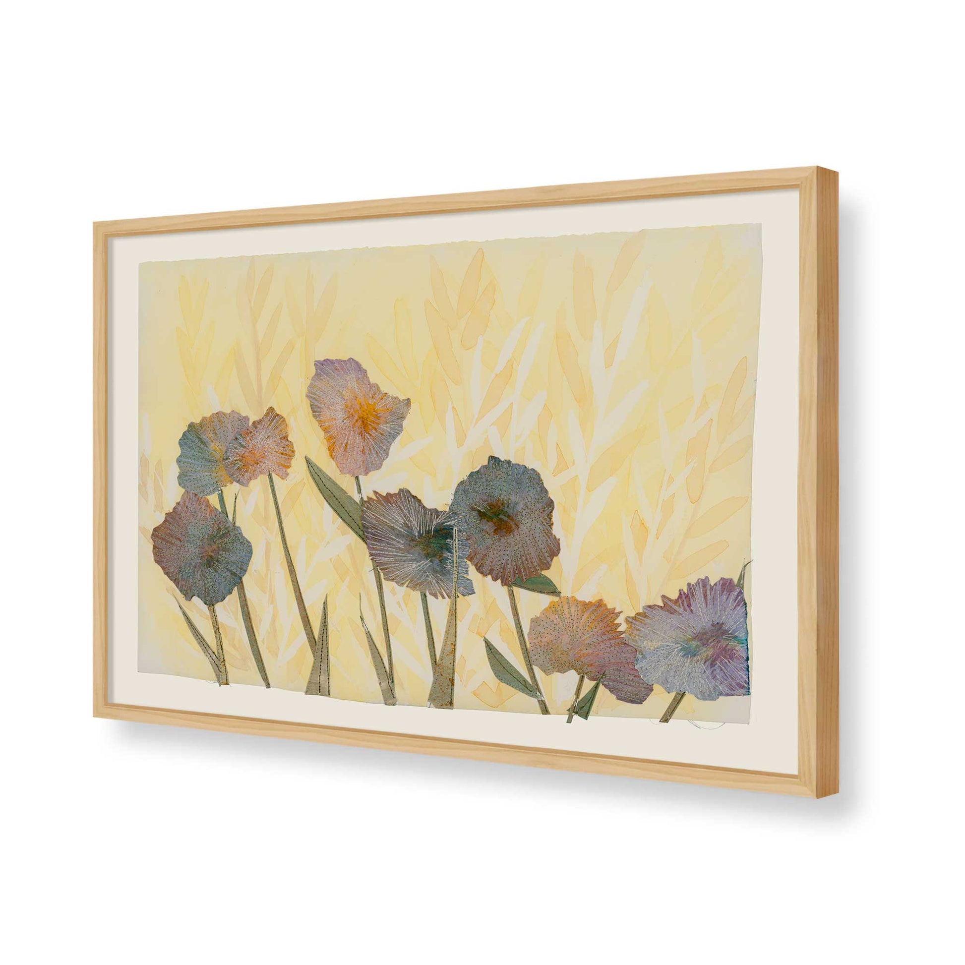 [Color:American Maple], Picture of art in a American Maple frame of the corner