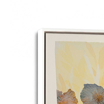 [Color:Opaque White], Picture of art in a White frame at an angle