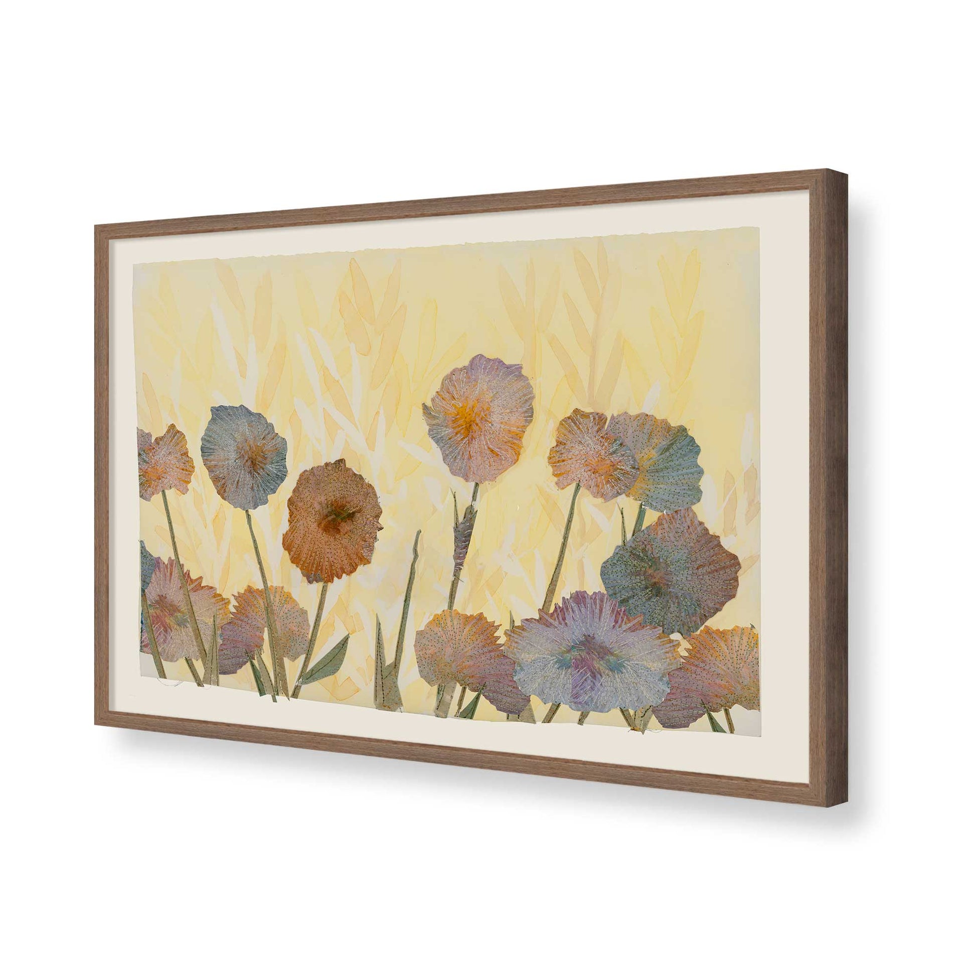[Color:Walnut], Picture of art in a Walnut frame of the corner