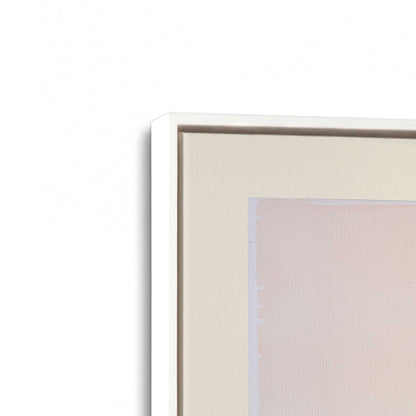 [Color:Opaque White], Picture of art in a White frame at an angle