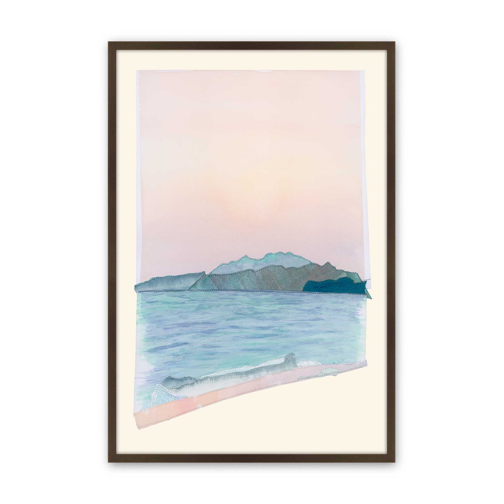 [Color:Brown], Picture of art in a Brown frame