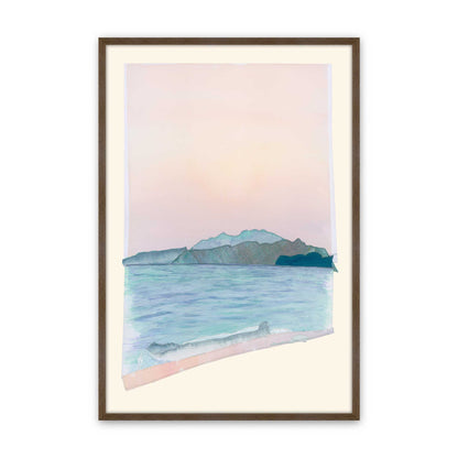 [Color:Walnut], Picture of art in a Walnut frame
