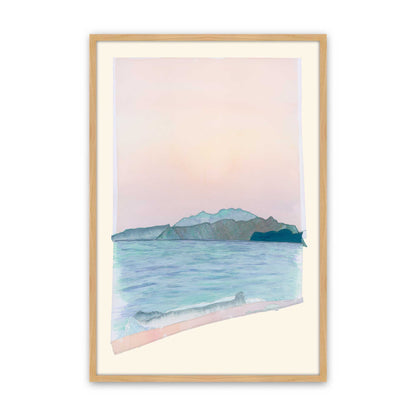 [Color:American Maple], Picture of art in a American Maple frame