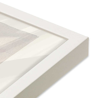 [Color:Opaque White], Picture of art in a Opaque White frame at an angle