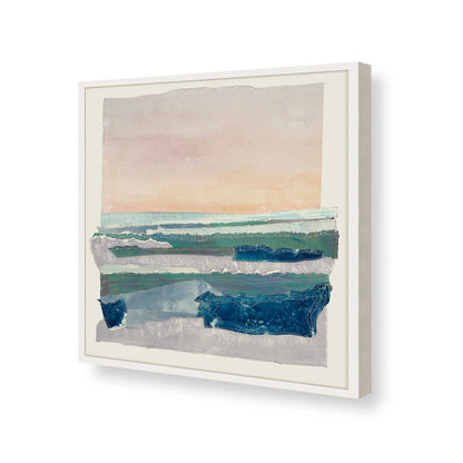 [Color:Opaque White], Picture of art in a Opaque White frame of the corner