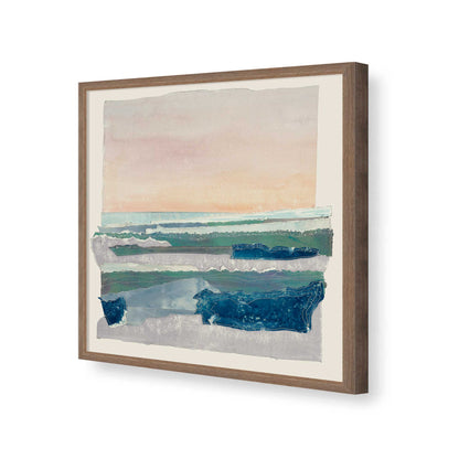 [Color:Walnut], Picture of art in a Walnut frame of the corner