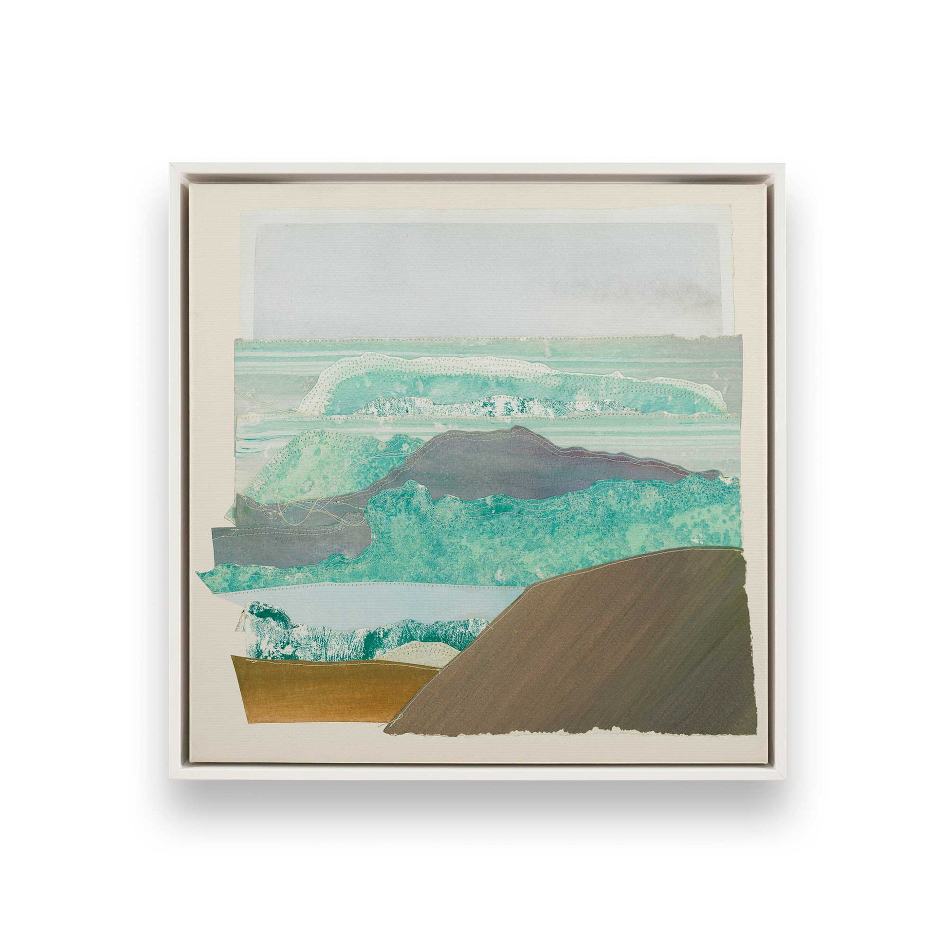[Color:Opaque White], Picture of art in a White frame
