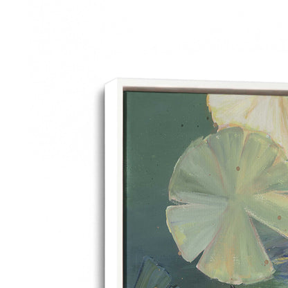 [Color:Opaque White], Picture of art in a White frame at an angle