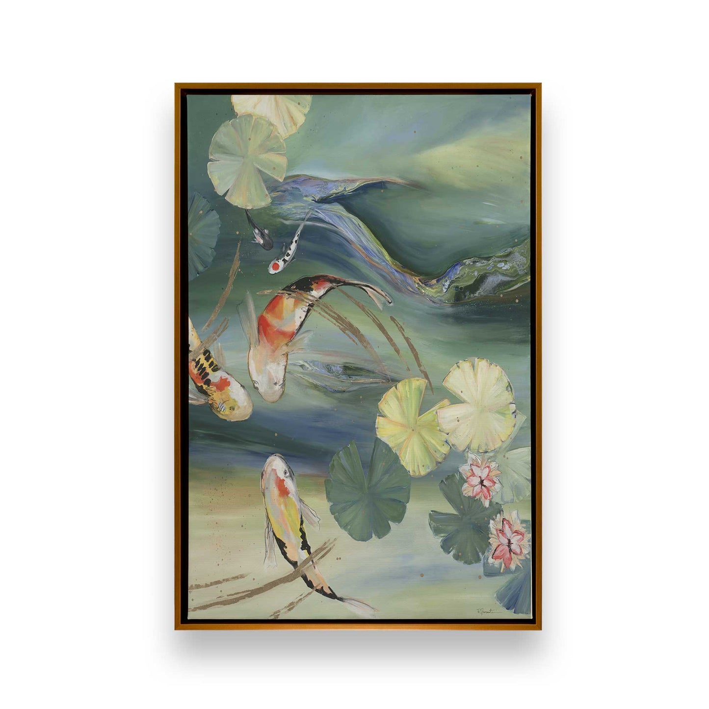 [Color:Polished Gold], Picture of art in a Polished Gold frame