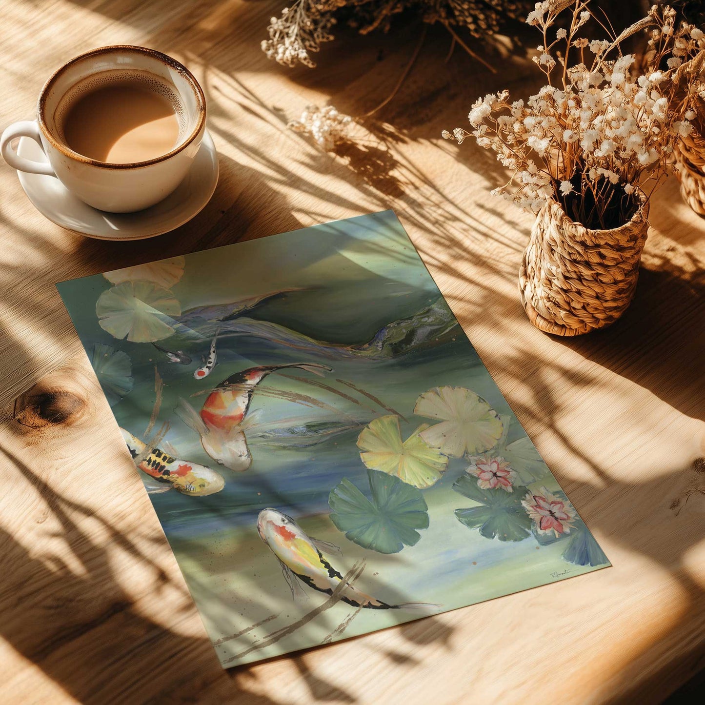 [Color:Rolled Print], Picture of close up of art