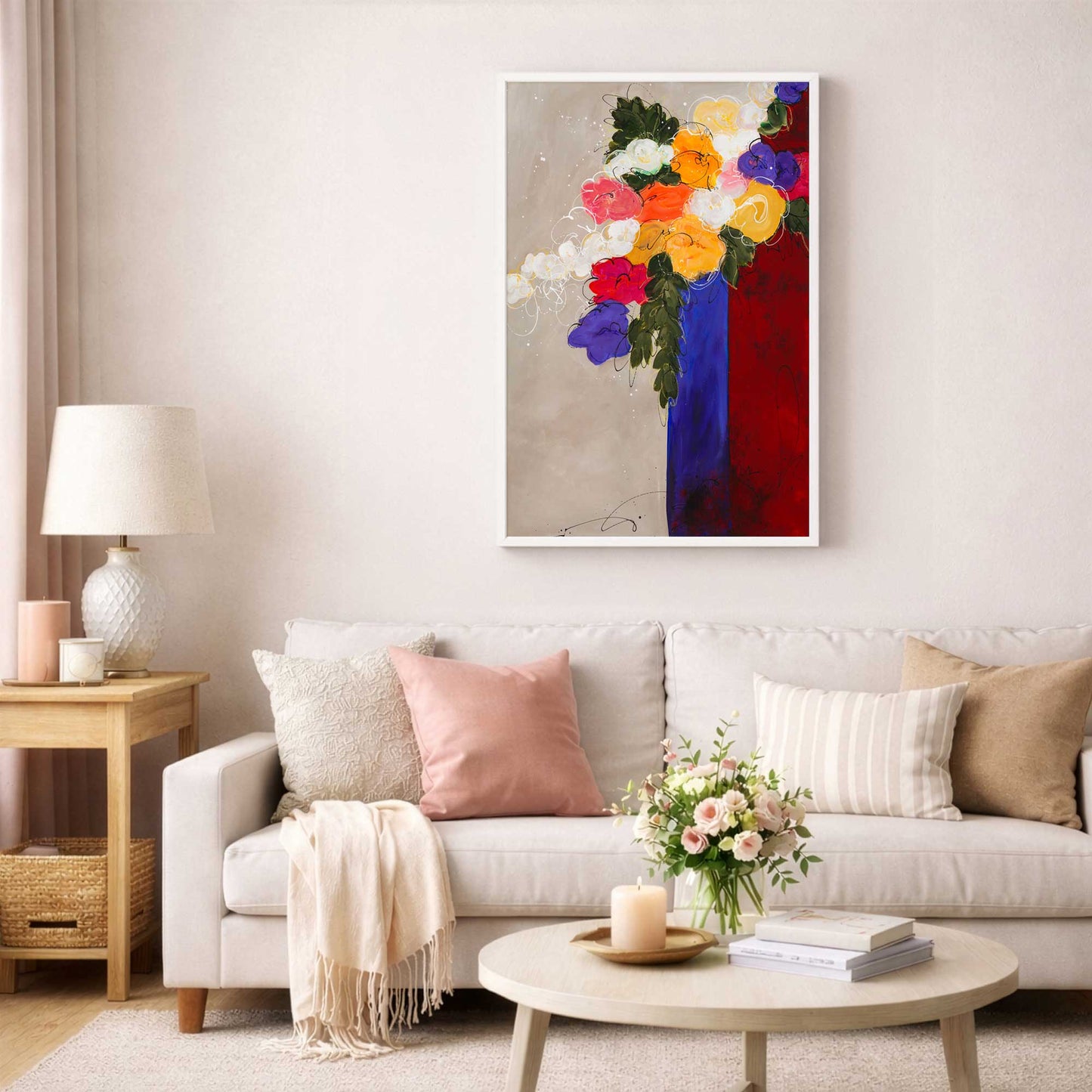 Picture of art in a room