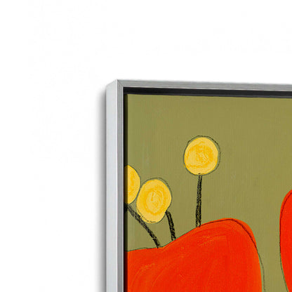 [Color:Polished Chrome], Picture of art in a Polished Chrome frame at an angle
