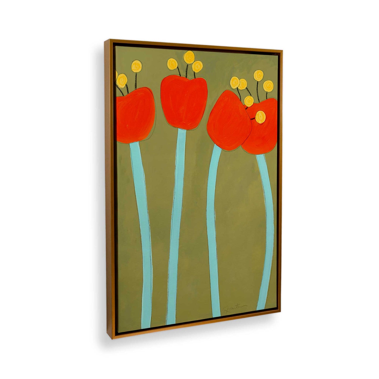 [Color:Polished Gold], Picture of the corner of the art
