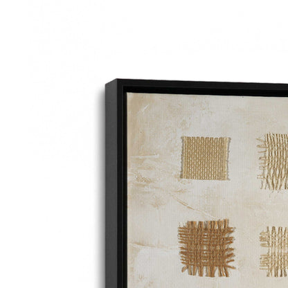 [Color:Satin Black], Picture of art in a Satin Black frame at an angle