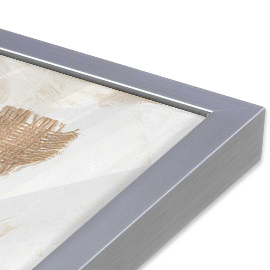 [Color:Polished Chrome], Picture of art in a Polished Chrome frame at an angle