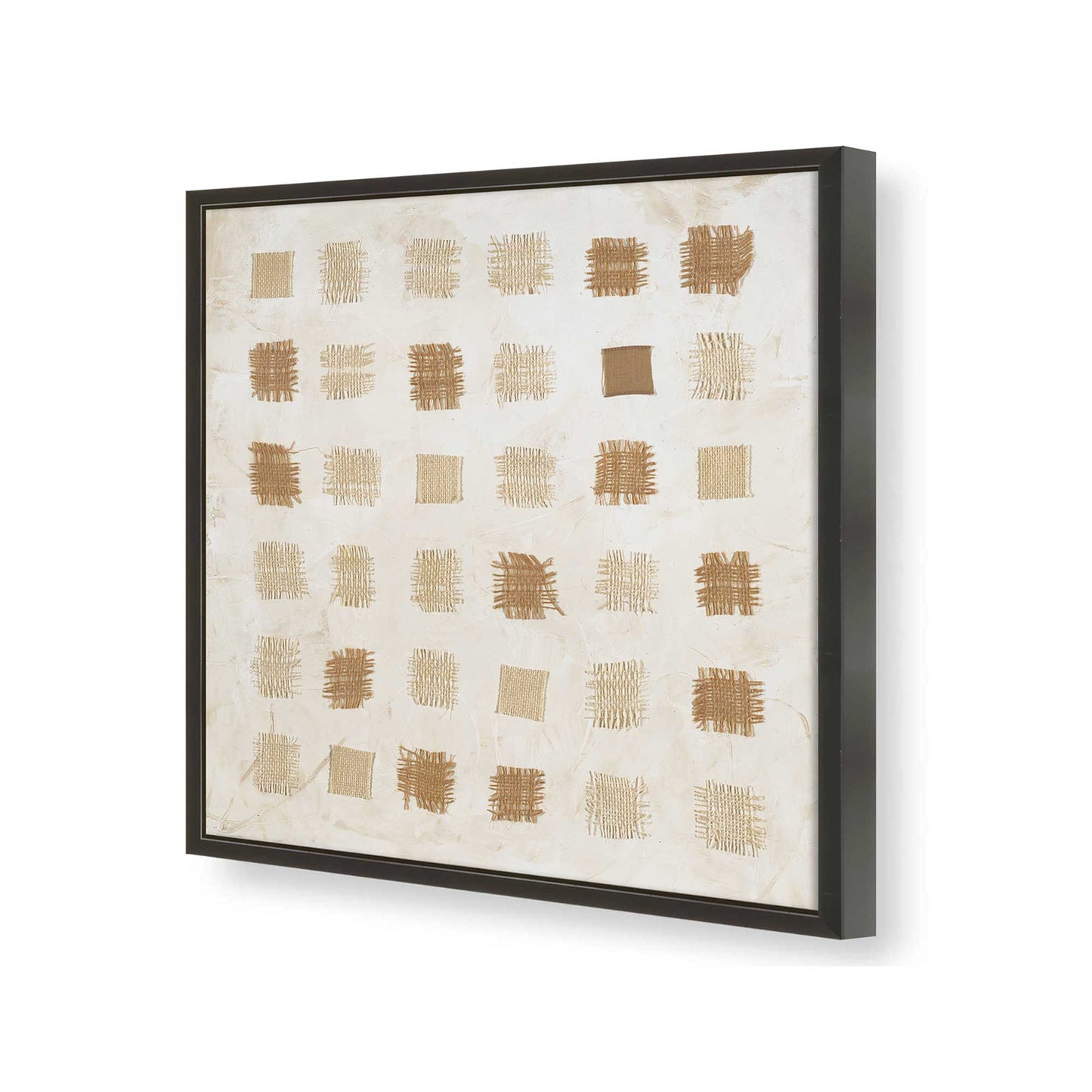 [Color:Satin Black], Picture of art in a Satin Black frame of the corner