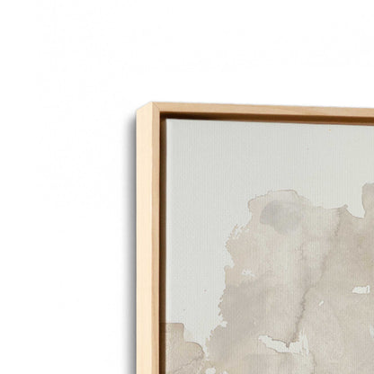 [Color:American Maple], Picture of art in a American Maple frame at an angle