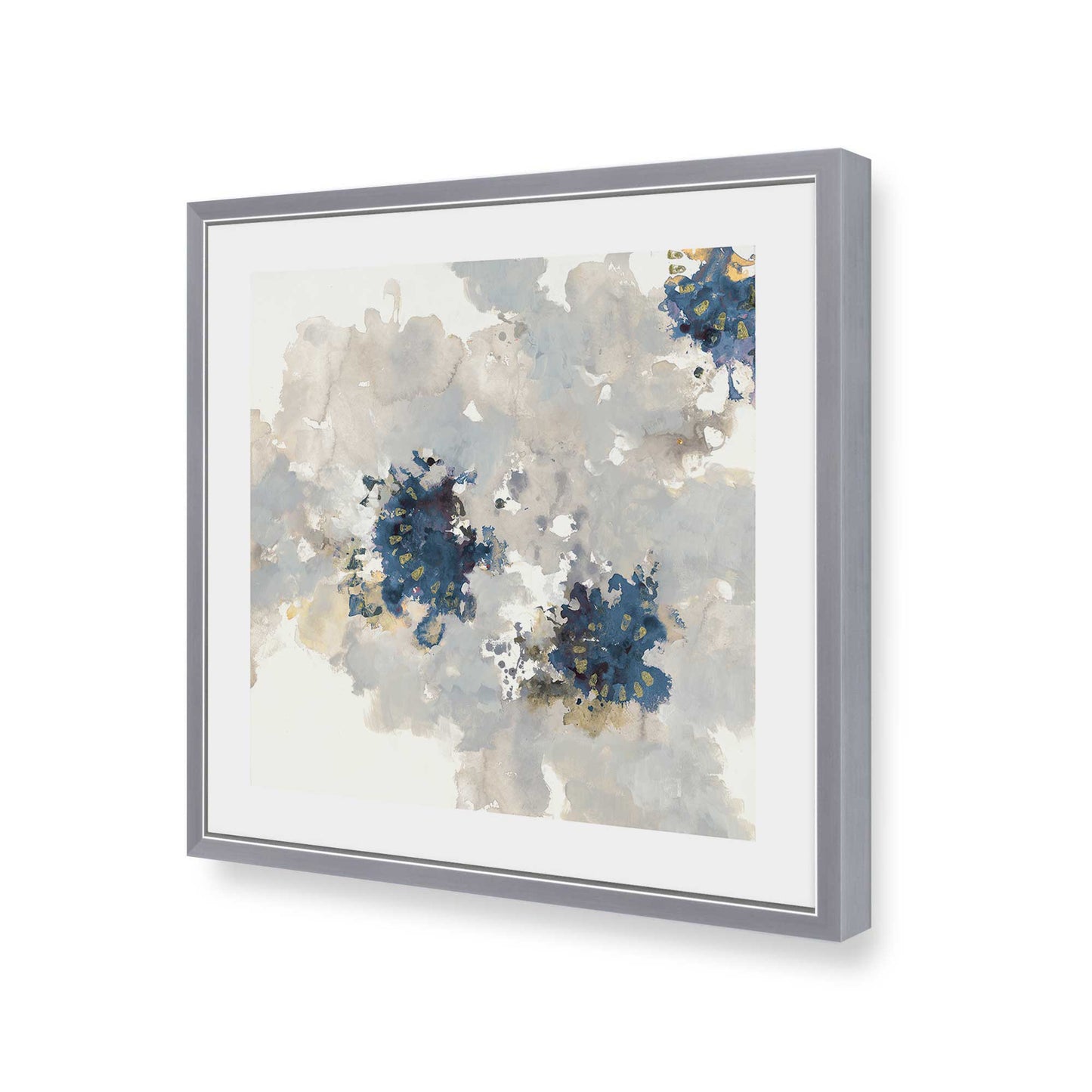 [Color:Polished Chrome], Picture of art in a Polished Chrome frame of the corner