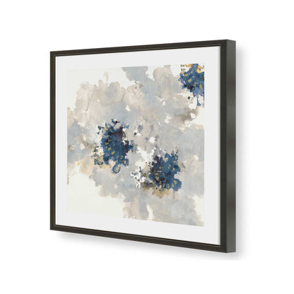 [Color:Satin Black], Picture of art in a Satin Black frame of the corner