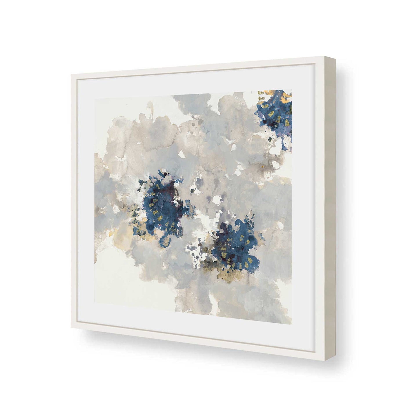 [Color:Opaque White], Picture of art in a Opaque White frame of the corner