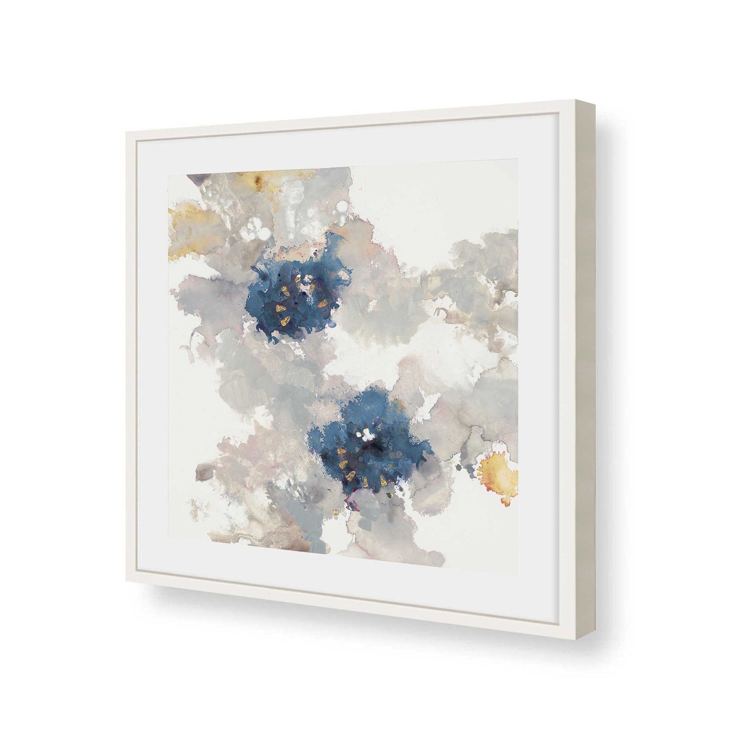 [Color:Opaque White], Picture of art in a Opaque White frame of the corner