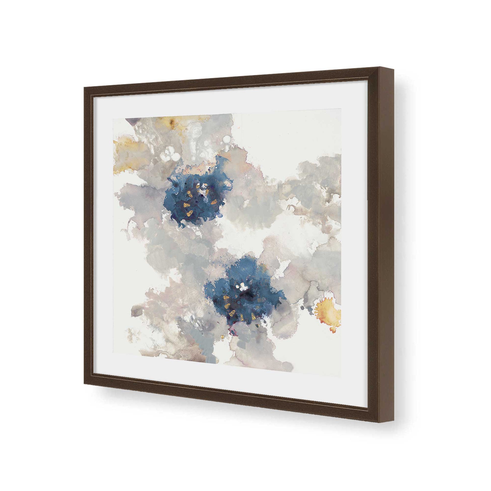[Color:Espresso], Picture of art in a Espresso frame of the corner