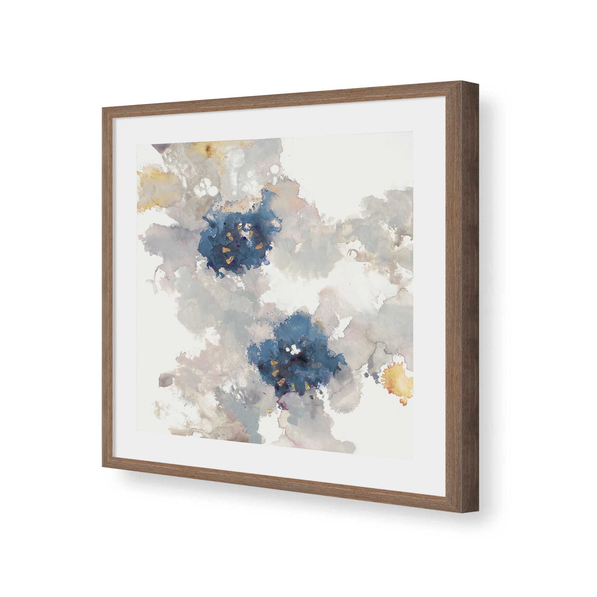 [Color:Walnut], Picture of art in a Walnut frame of the corner