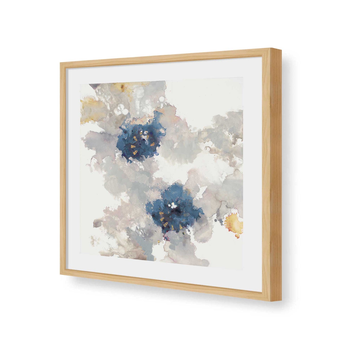 [Color:American Maple], Picture of art in a American Maple frame of the corner