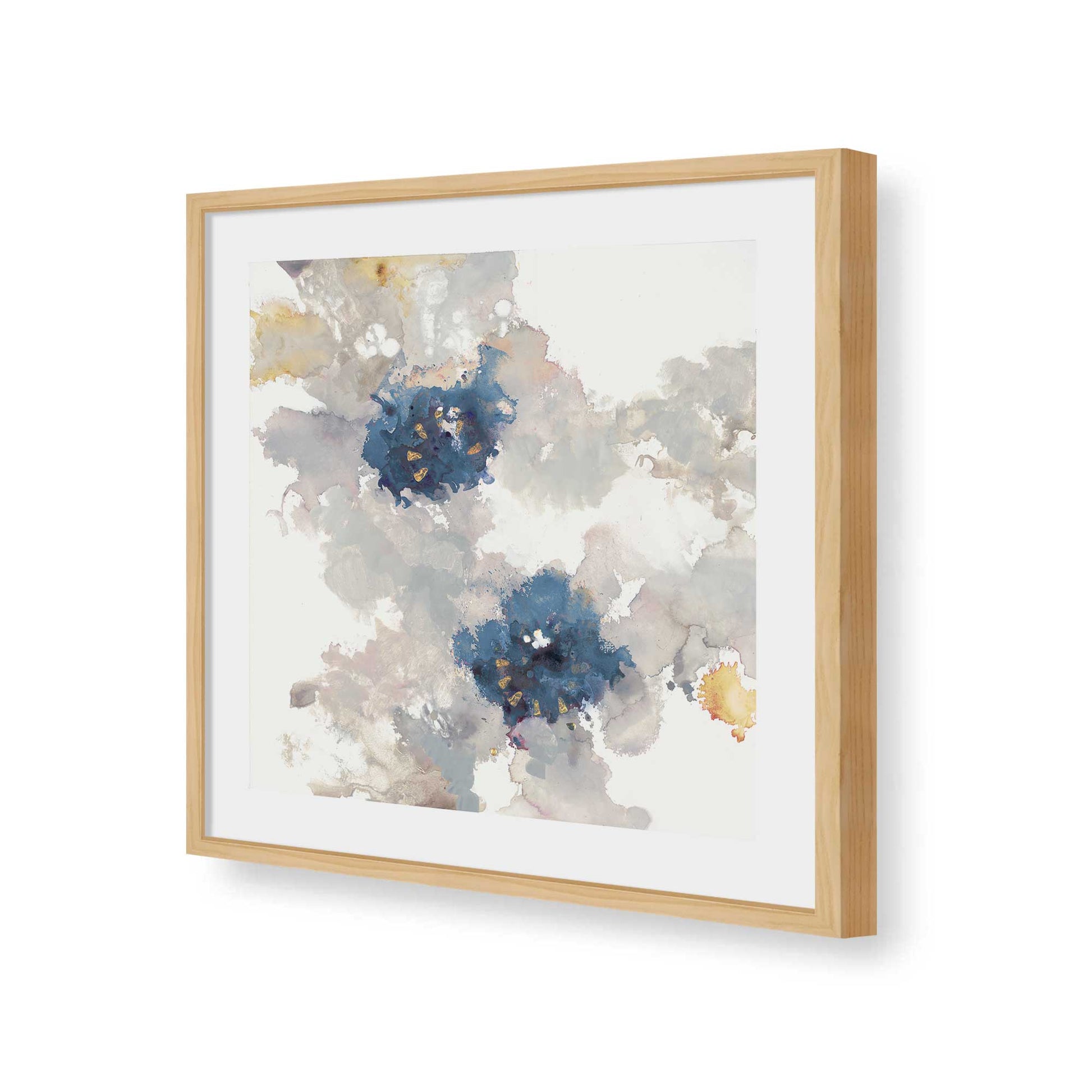 [Color:American Maple], Picture of art in a American Maple frame of the corner