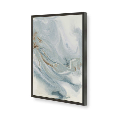 [Color:Satin Black], Picture of art in a Satin Black frame of the corner