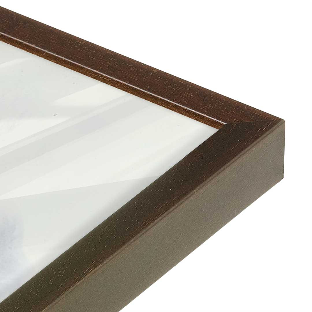[Color:Belvinder Brown], Picture of art in a Belvinder Brown frame at an angle