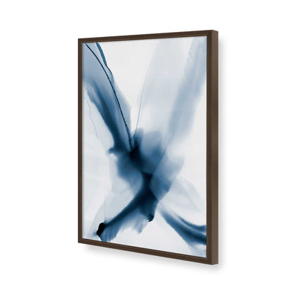 [Color:Brown], Picture of art in a Brown frame of the corner