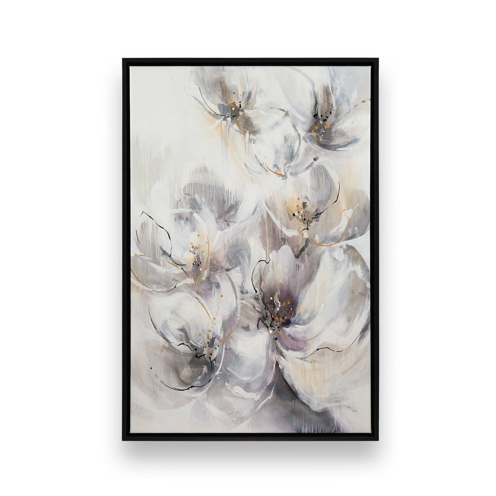 [Color:Satin Black], Picture of art in a Satin Black frame