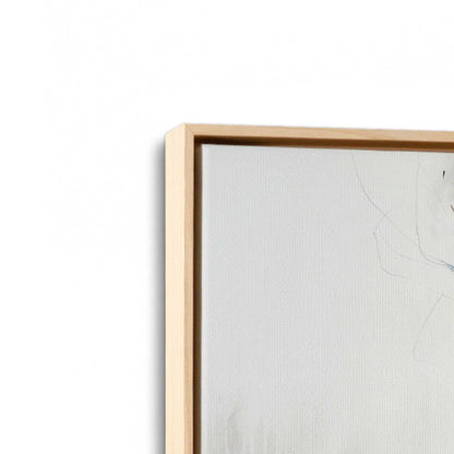 [Color:American Maple], Picture of art in a American Maple frame at an angle