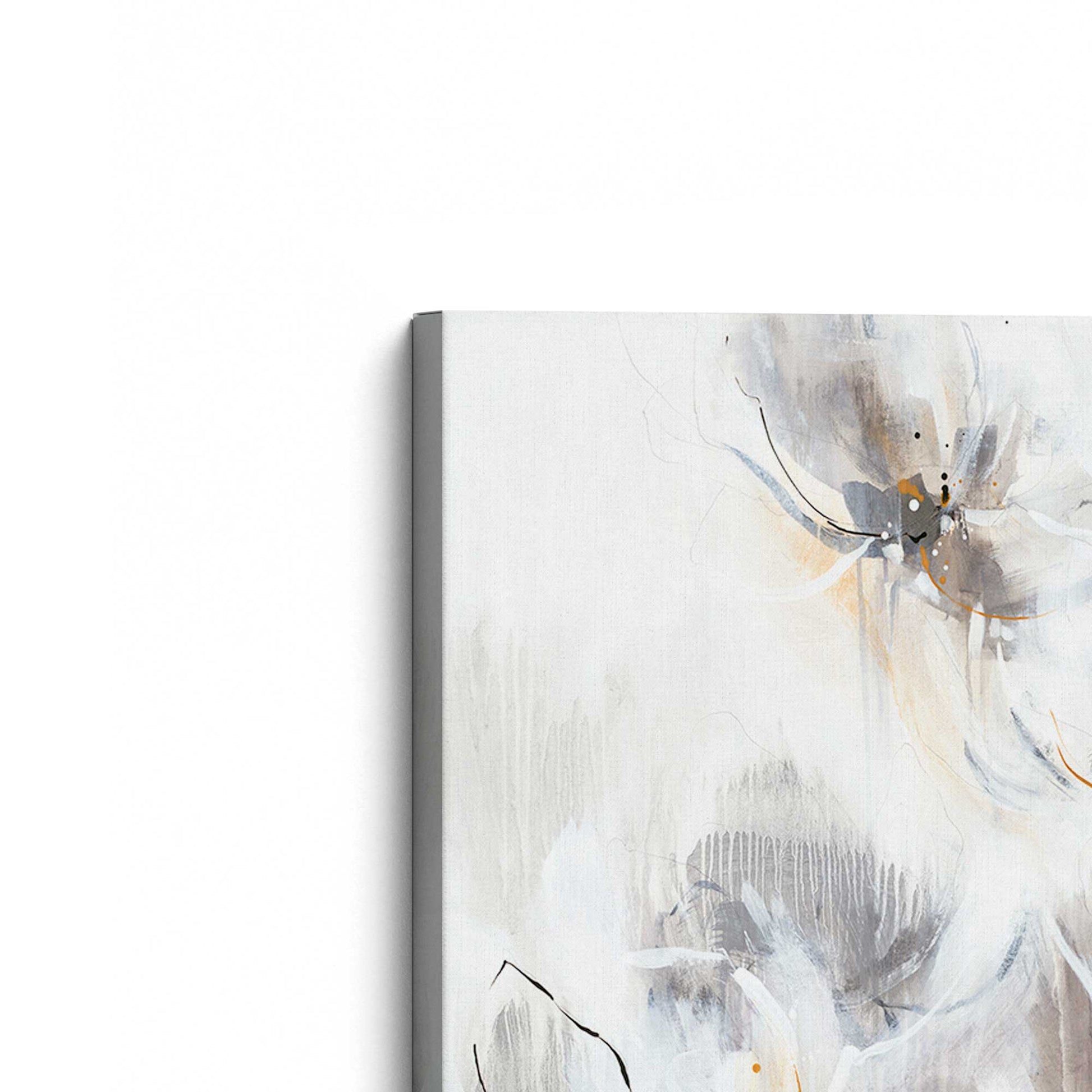[Color:Stretched Canvas], Picture of the corner of the art