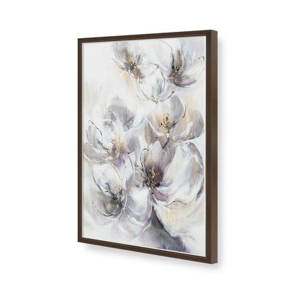 [Color:Brown], Picture of art in a Brown frame of the corner