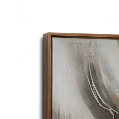[Color:Walnut], Picture of art in a Walnut frame at an angle