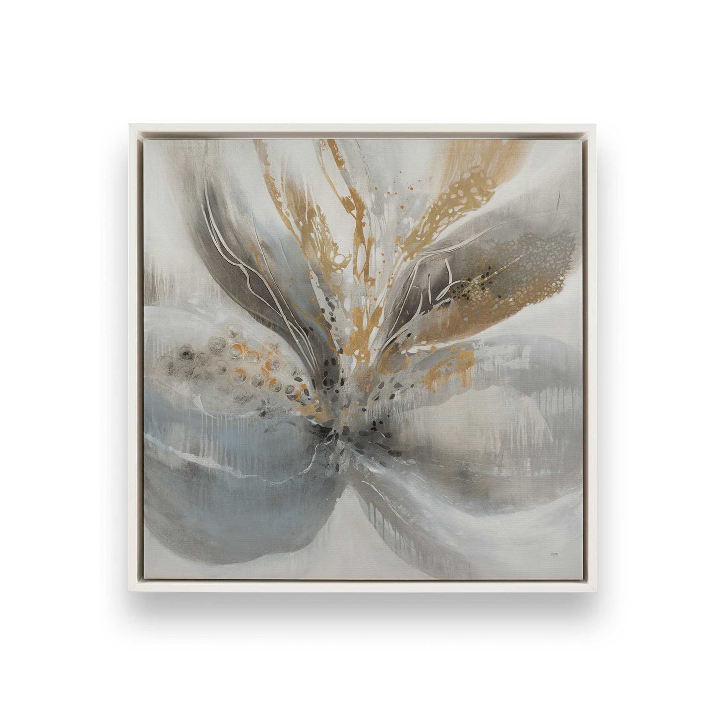 [Color:Opaque White], Picture of art in a White frame