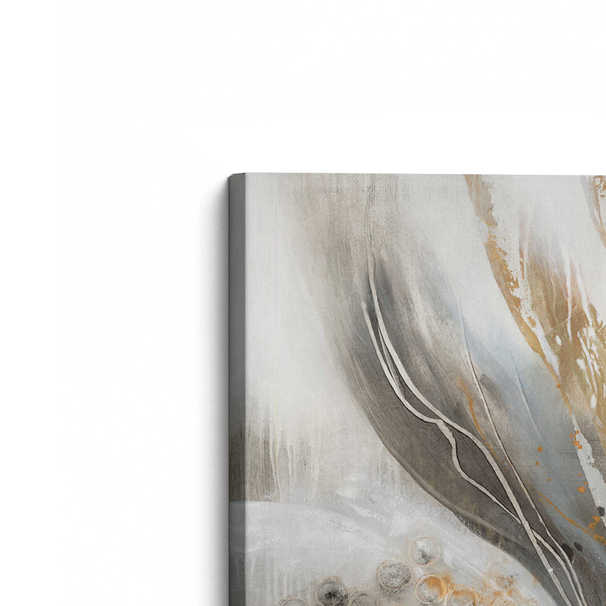 [Color:Stretched Canvas], Picture of the corner of the art