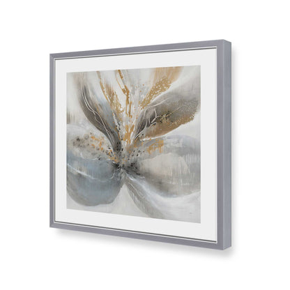 [Color:Polished Chrome], Picture of art in a Polished Chrome frame of the corner