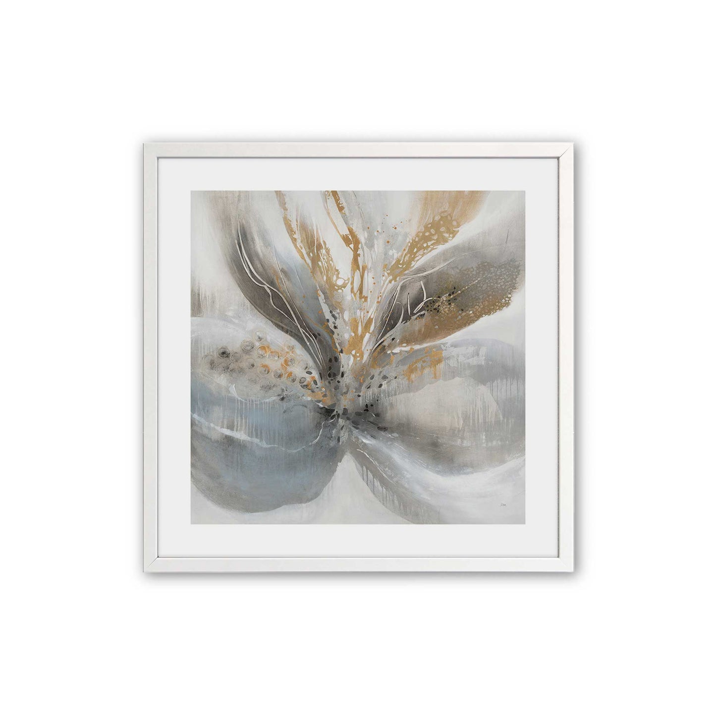 [Color:Opaque White], Picture of art in a Opaque White frame