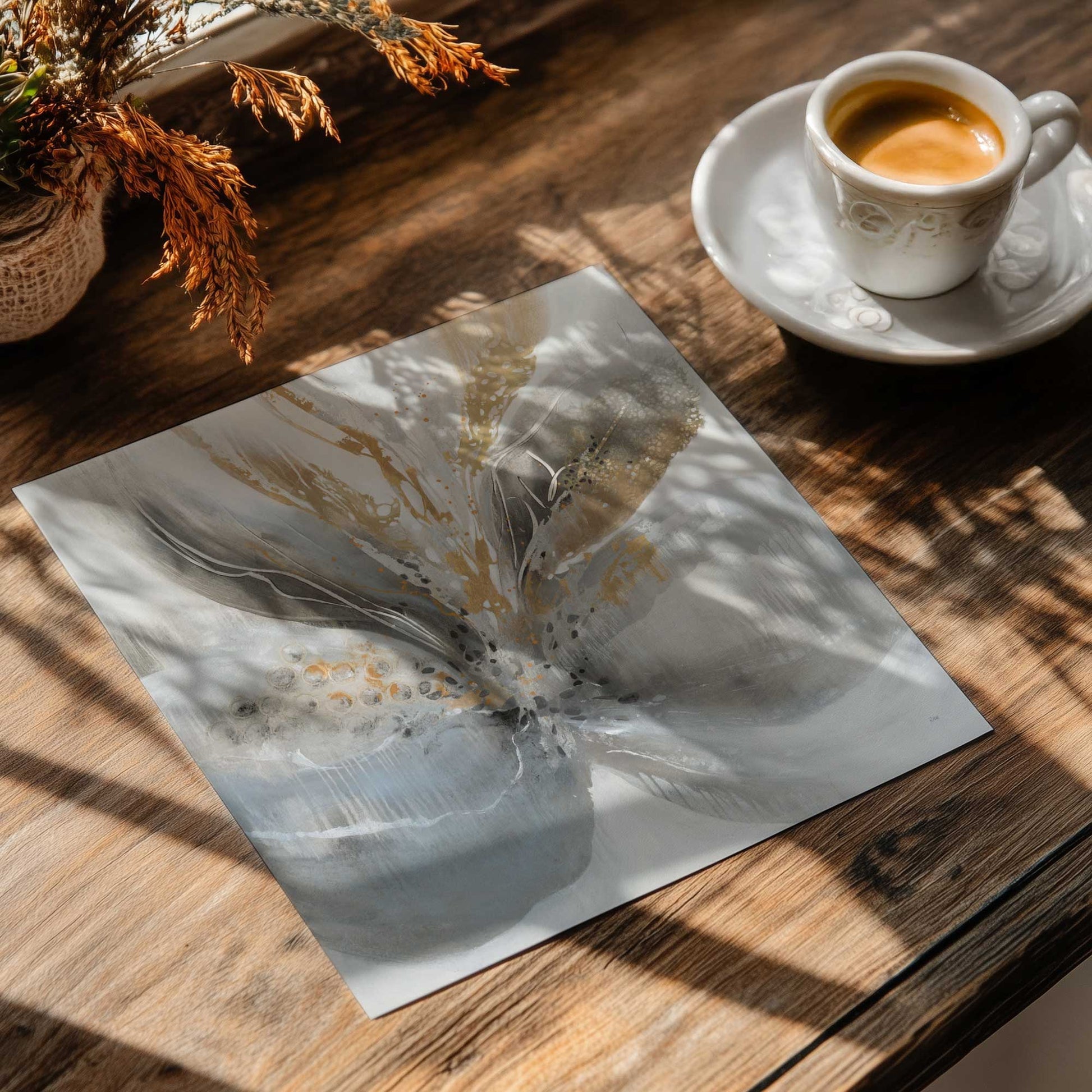 [Color:Rolled Print], Picture of close up of art