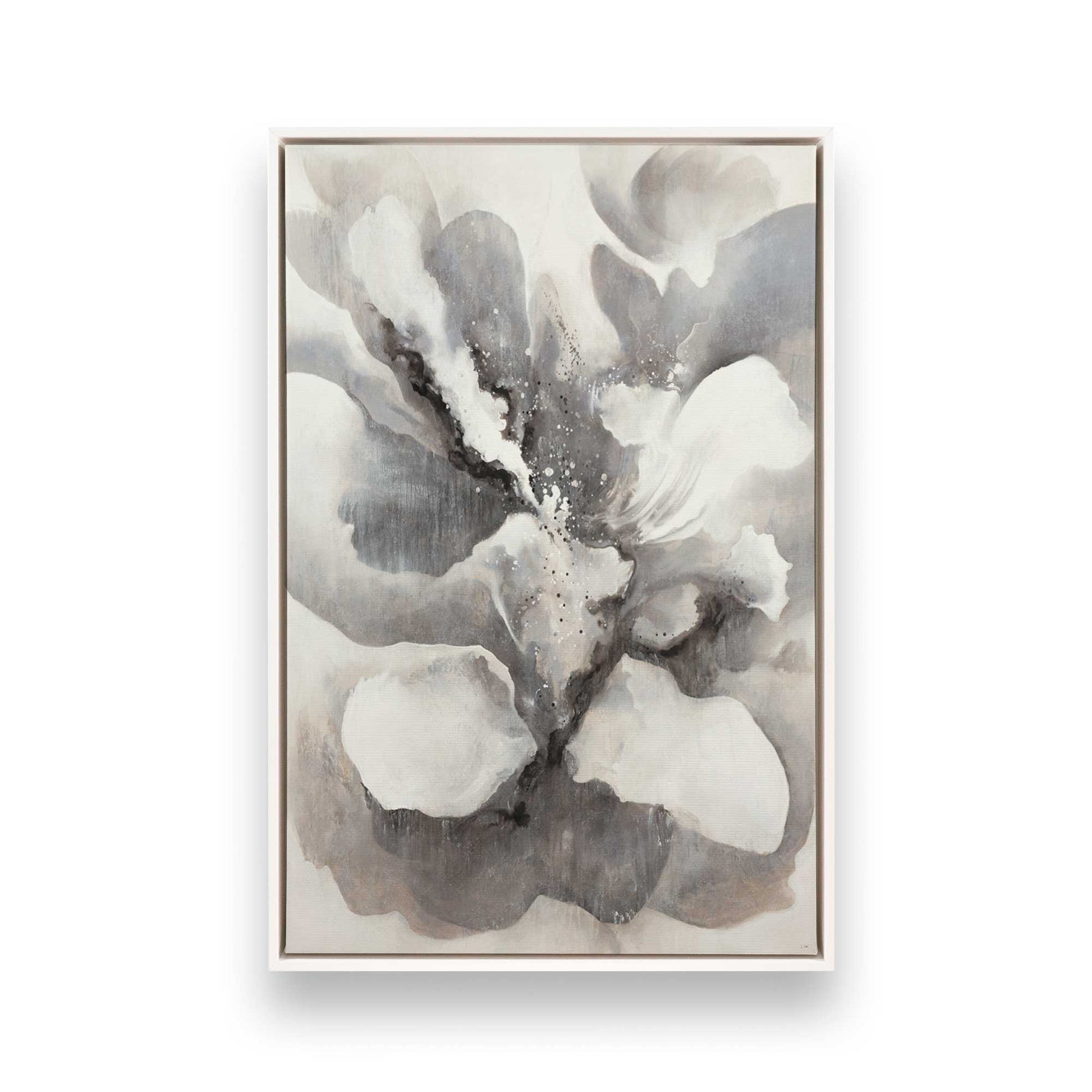 [Color:Opaque White], Picture of art in a White frame